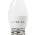 Лампа светодиодная Eurolux LL-E-C37-6W-230-2,7K-E27